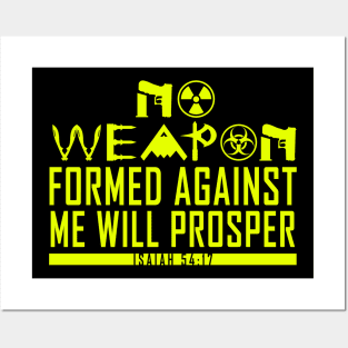 No Weapon Formed (Yellow) Posters and Art